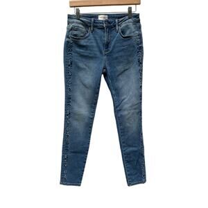 Driftwood Jackie embroidered Jeans Size W 26 L 28